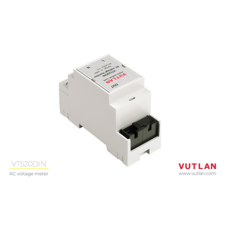 VT520 |  DIN AC Voltage monitor | voltmeter | Vutlan.com