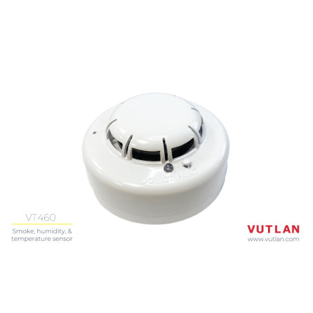 VT460 | Digital Smoke, humidity, temperature sensor | Vutlan.com