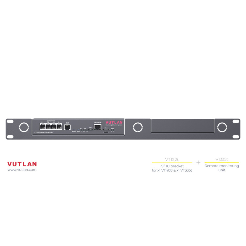 VT122t / 19" bracket for VT335t, VT408