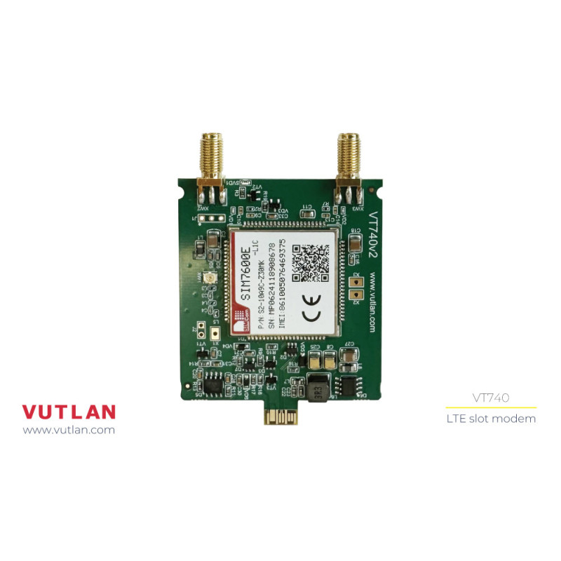 VT740 | Vutlan 4G LTE slot modem | Vutlan.com