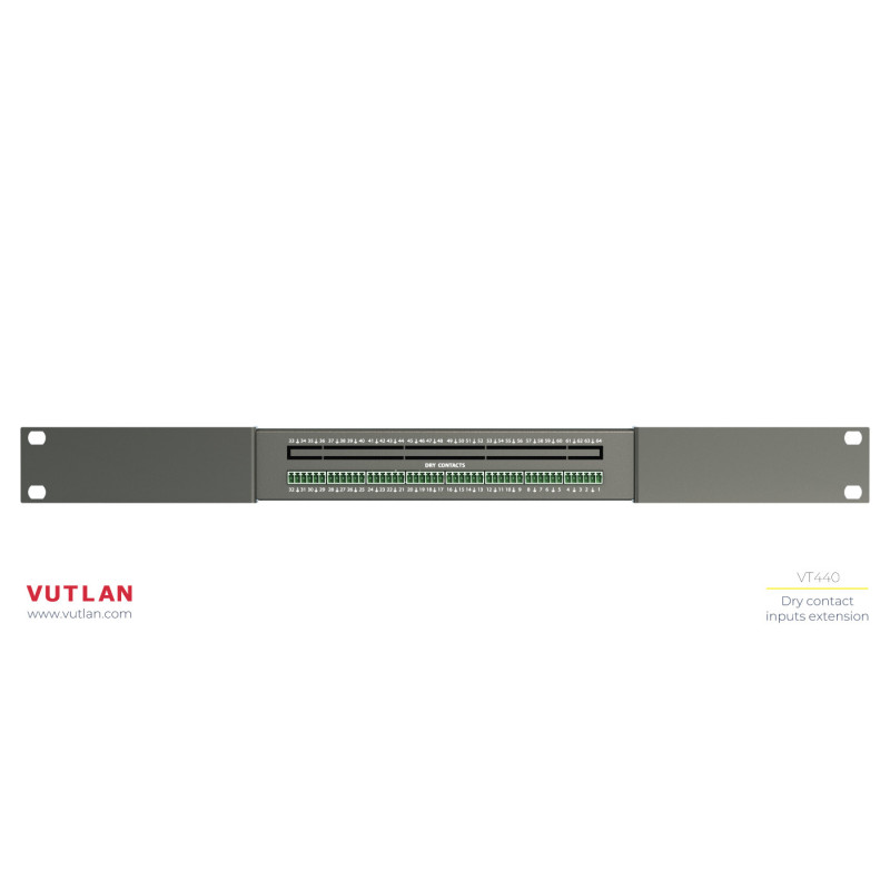 VT440 | Dry Contact inputs extension unit | Vutlan.com