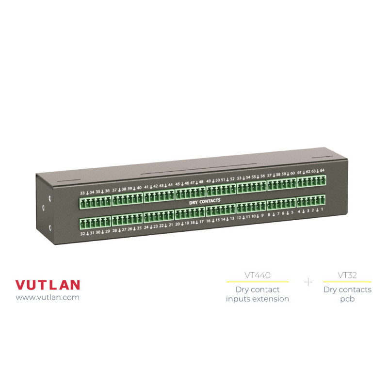 VT440 | Dry Contact inputs extension unit | Vutlan.com