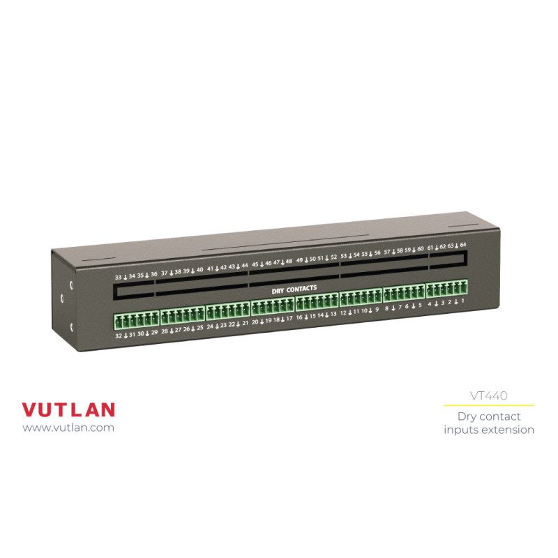 VT440 | Dry Contact inputs extension unit | Vutlan.com