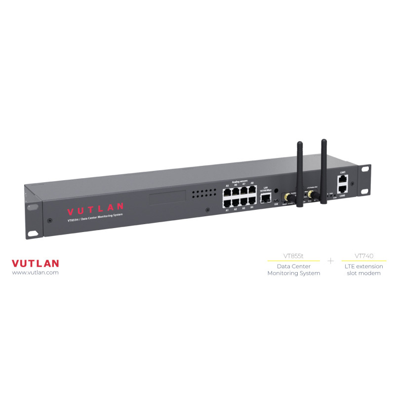 VT855t | Data Center Monitoring system for IT rooms, Data centers, rem