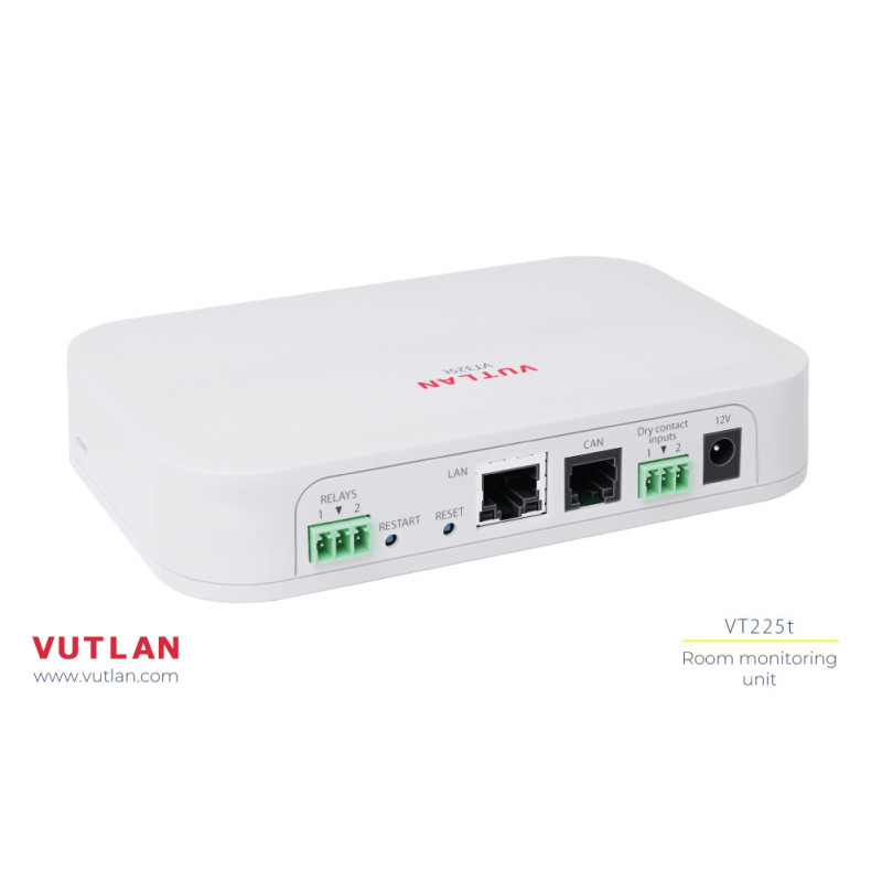 VT225t Room Monitoring system for small IT rooms and offices by Vutlan