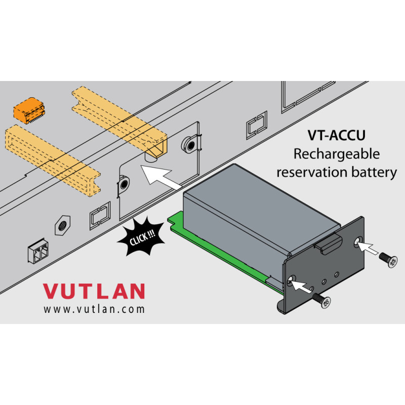 VT-ACCU Rechargeable backup battery