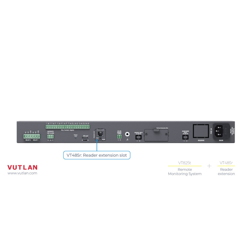 VT825t Remote Monitoring system for large remote sites