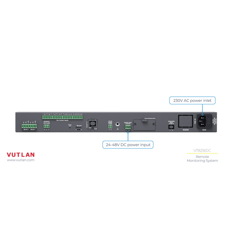 VT825t Remote Monitoring system for large remote sites