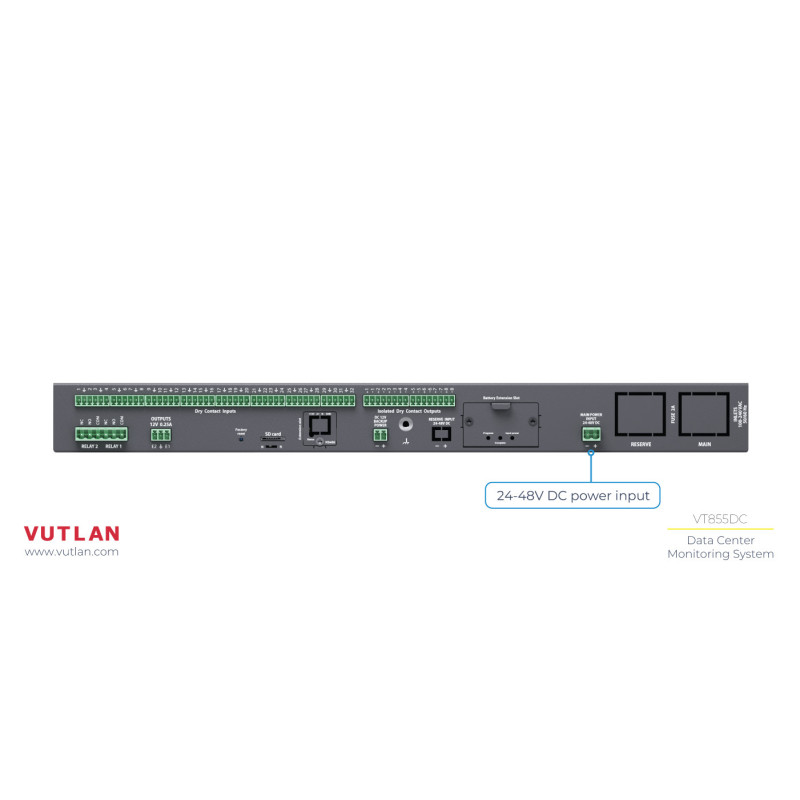 VT855t | Data Center Monitoring system for IT rooms, Data centers, rem