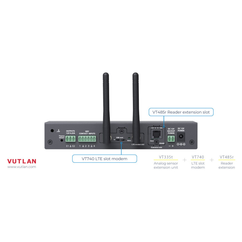 VT335t | Monitoring system for small IT rooms | Vutlan.com