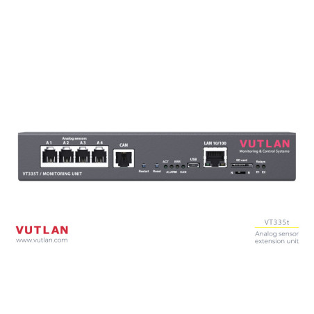 VT335t | Monitoring system for small IT rooms | Vutlan.com