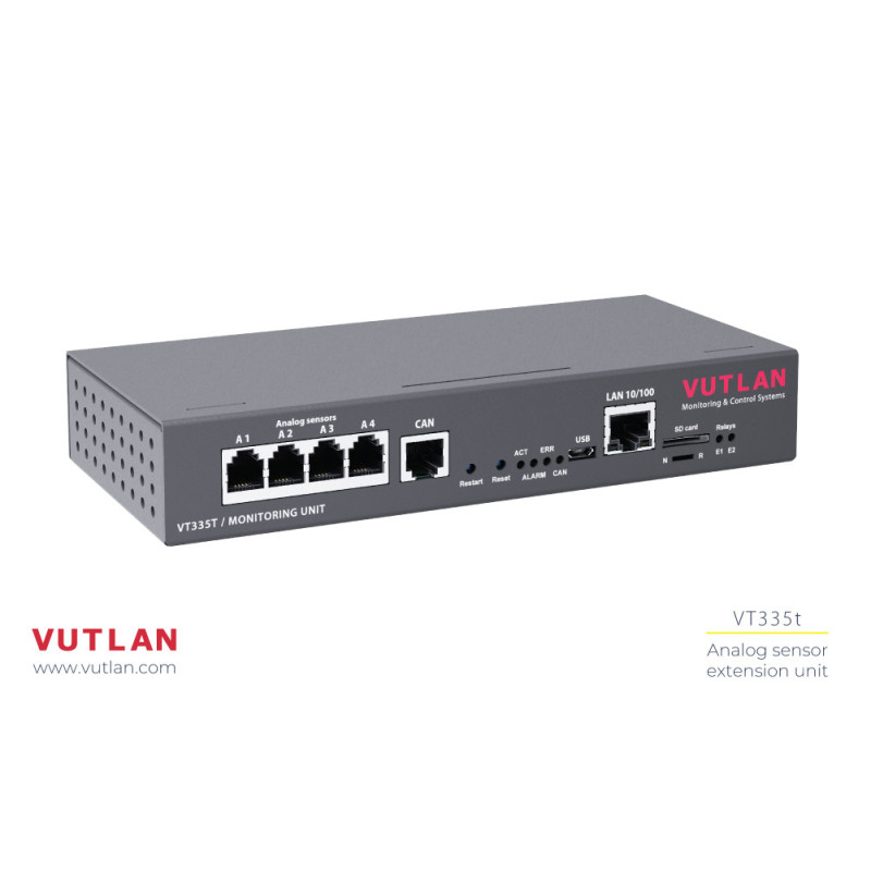 VT335t | Monitoring system for small IT rooms | Vutlan.com