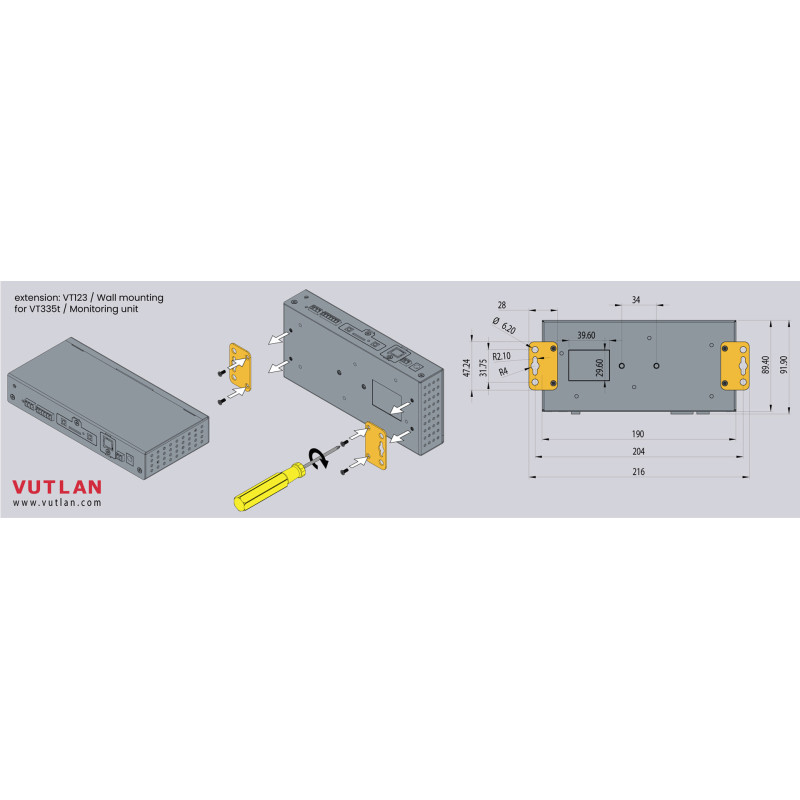 VT335t | Monitoring system for small IT rooms | Vutlan.com