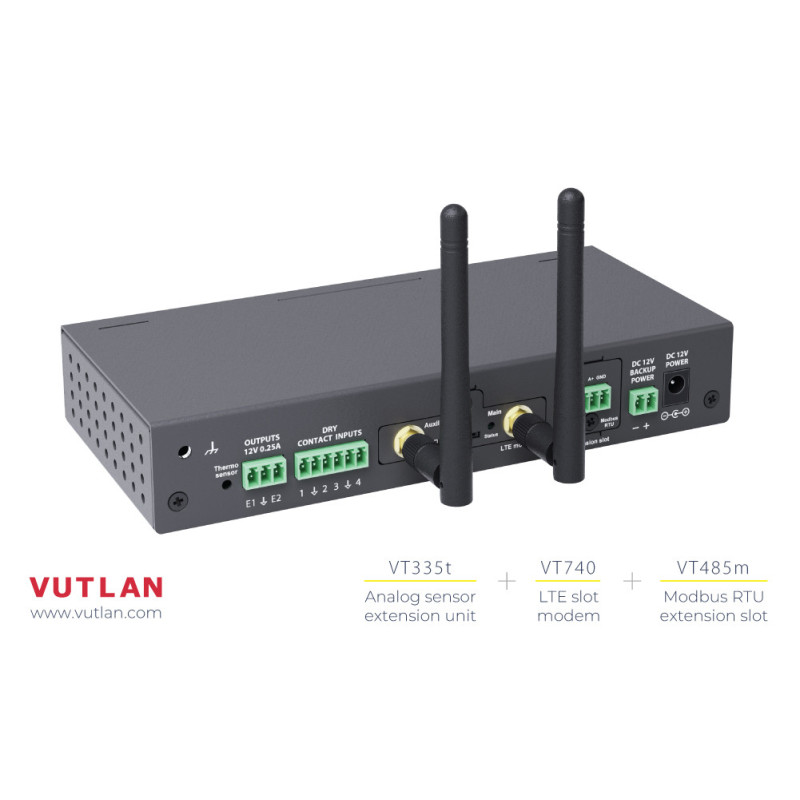 VT335t | Monitoring system for small IT rooms | Vutlan.com