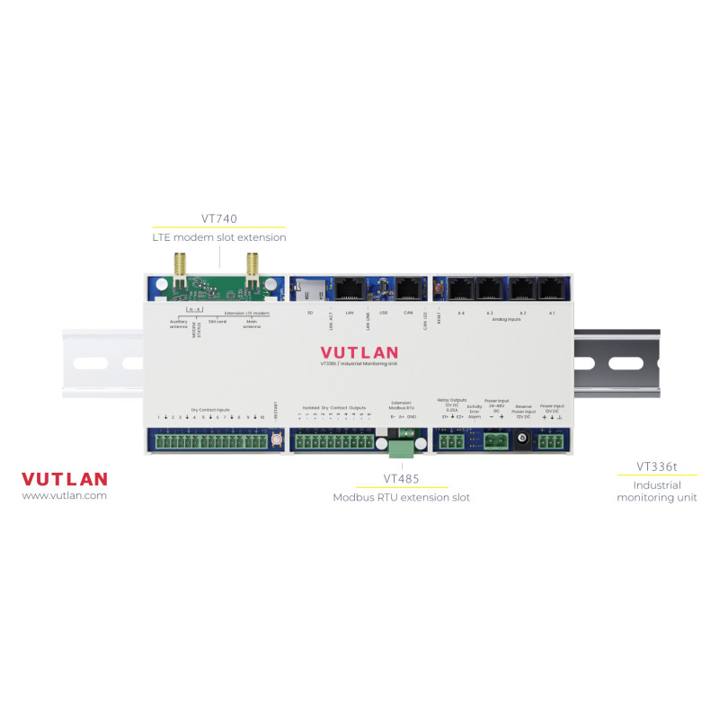 VT336t Industrial monitoring unit