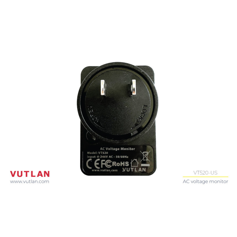 VT520 | AC voltage detector | Multiple power plug types | Vutlan.com