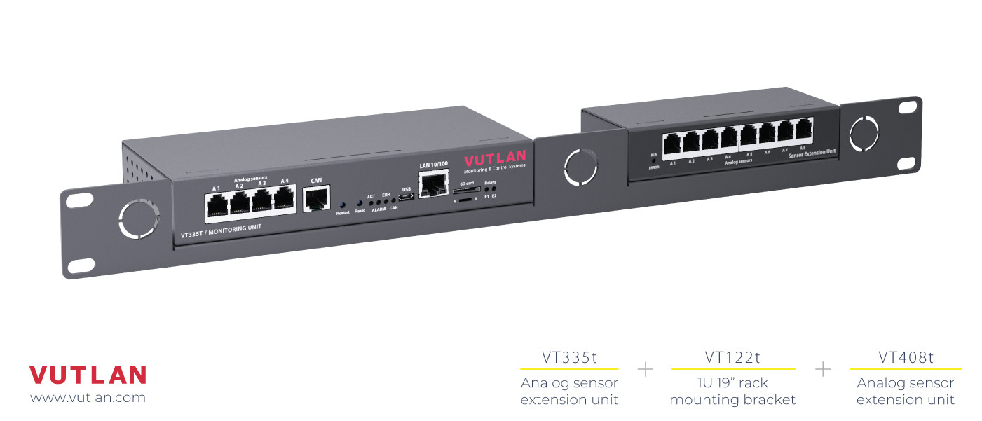 VT335t | Monitoring system for small IT rooms | Vutlan.com